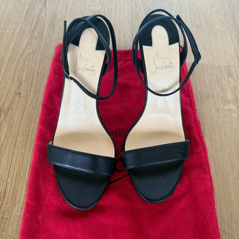 Christian Louboutin - Loubigirl 100 mm Strappy Sandals - Size 38.5 / 7.5 - Used